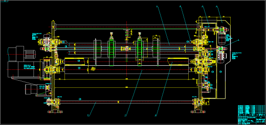 印刷机送纸结构全套图纸 CAD图纸 设计素材 机械设备缩略图
